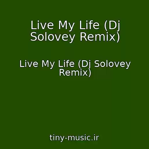 کاور آهنگ Live My Life (Dj Solovey Remix) از Live My Life (Dj Solovey Remix)