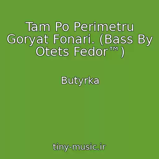 کاور آهنگ Tam Po Perimetru Goryat Fonari. (Bass By Otets Fedor™) از Butyrka