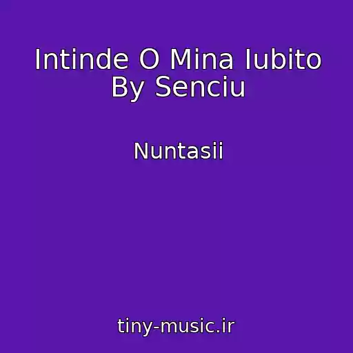 کاور آهنگ Intinde O Mina Iubito By Senciu از Nuntasii