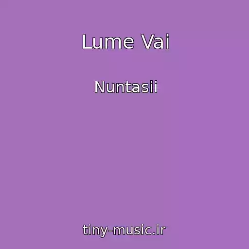 کاور آهنگ Lume Vai از Nuntasii