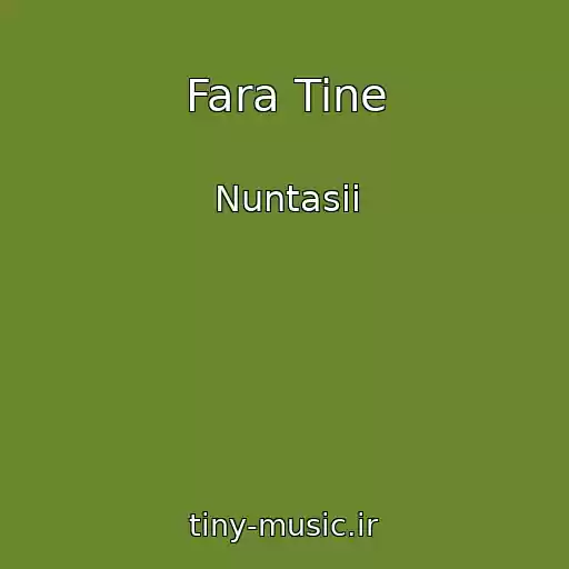 کاور آهنگ Fara Tine از Nuntasii