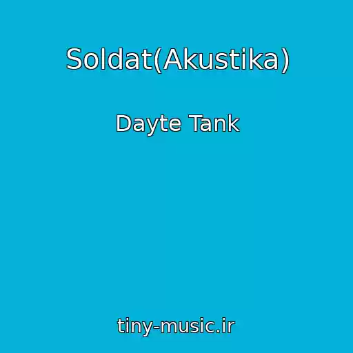 کاور آهنگ Soldat(Akustika) از Dayte Tank