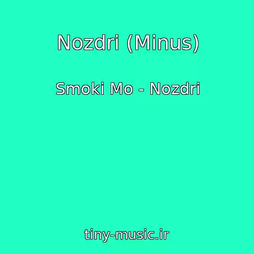 کاور آهنگ Nozdri (Minus) از Smoki Mo - Nozdri