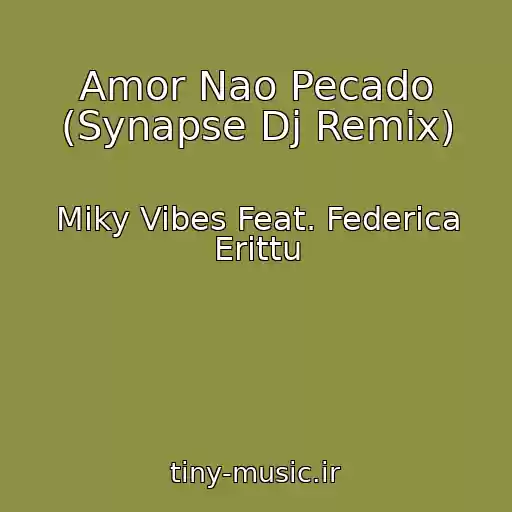 کاور آهنگ Amor Nao Pecado (Synapse Dj Remix) از Miky Vibes Feat. Federica Erittu