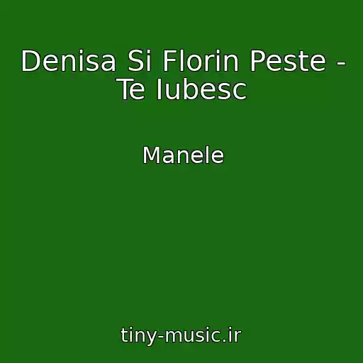 کاور آهنگ Denisa Si Florin Peste - Te Iubesc از Manele