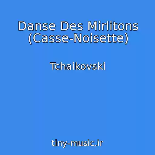 کاور آهنگ Danse Des Mirlitons (Casse-Noisette) از Tchaikovski