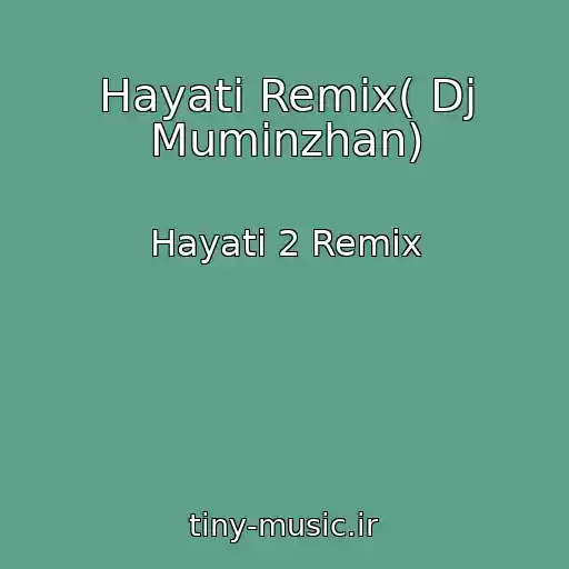 کاور آهنگ Hayati Remix( Dj Muminzhan) از Hayati 2 Remix