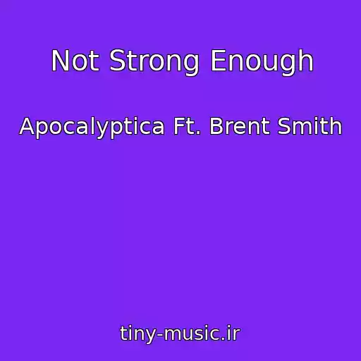 کاور آهنگ Not Strong Enough از Apocalyptica Ft. Brent Smith