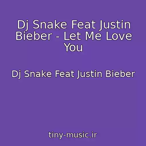 کاور آهنگ Dj Snake Feat Justin Bieber - Let Me Love You از Dj Snake Feat Justin Bieber