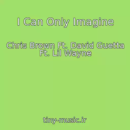 کاور آهنگ I Can Only Imagine از Chris Brown Ft. David Guetta Ft. Lil Wayne