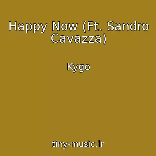 کاور آهنگ Happy Now (Ft. Sandro Cavazza) از Kygo