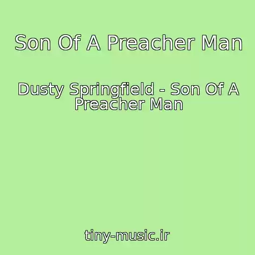 کاور آهنگ Son Of A Preacher Man از Dusty Springfield - Son Of A Preacher Man