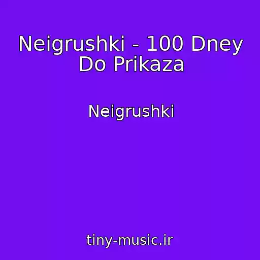 کاور آهنگ Neigrushki - 100 Dney Do Prikaza از Neigrushki