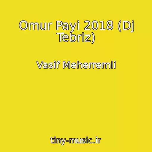کاور آهنگ Omur Payi 2018 (Dj Tebriz) از Vasif Meherremli