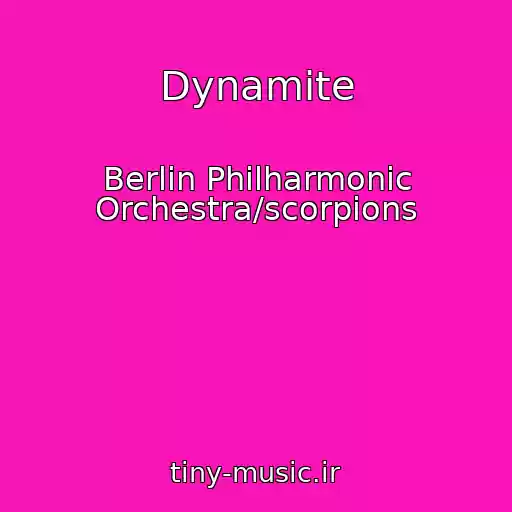 کاور آهنگ Dynamite از Berlin Philharmonic Orchestra/scorpions