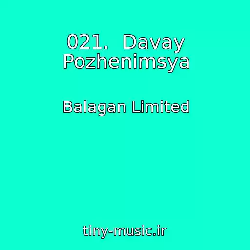 کاور آهنگ 021.  Davay Pozhenimsya از Balagan Limited