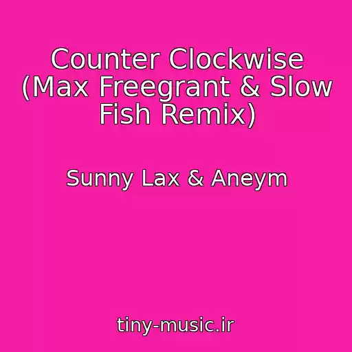 کاور آهنگ Counter Clockwise (Max Freegrant & Slow Fish Remix) از Sunny Lax & Aneym