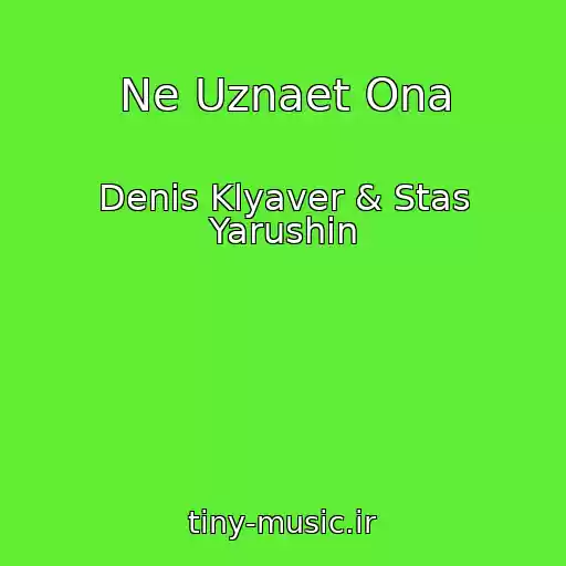 کاور آهنگ Ne Uznaet Ona از Denis Klyaver & Stas Yarushin