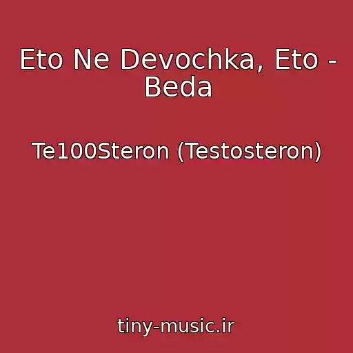 کاور آهنگ Eto Ne Devochka, Eto - Beda از Te100Steron (Testosteron)