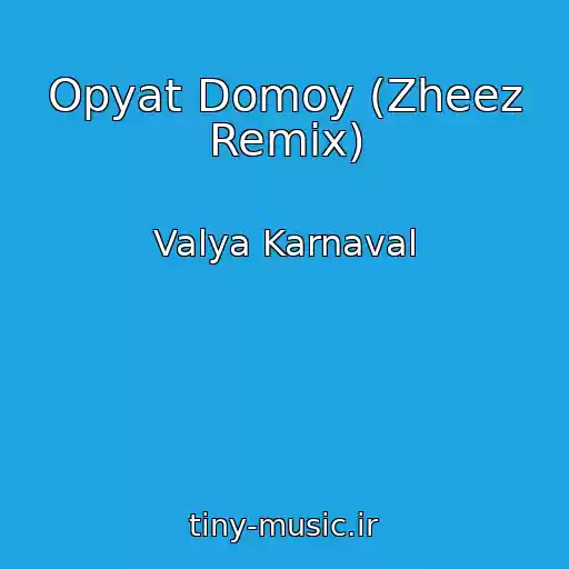 کاور آهنگ Opyat Domoy (Zheez Remix) از Valya Karnaval