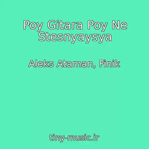 کاور آهنگ Poy Gitara Poy Ne Stesnyaysya از Aleks Ataman, Finik