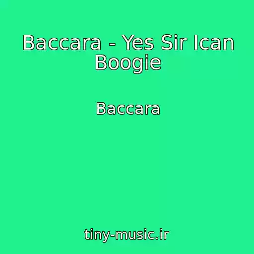کاور آهنگ Baccara - Yes Sir Ican Boogie از Baccara