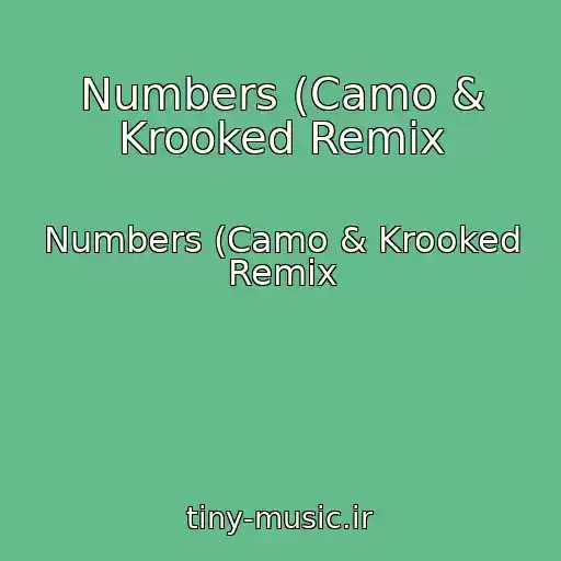 کاور آهنگ Numbers (Camo & Krooked Remix از Numbers (Camo & Krooked Remix