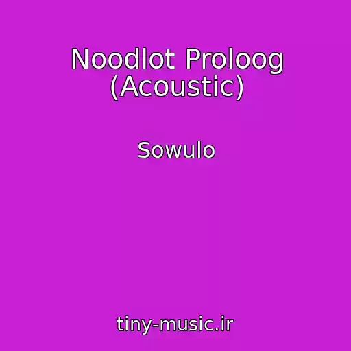 کاور آهنگ Noodlot Proloog (Acoustic) از Sowulo