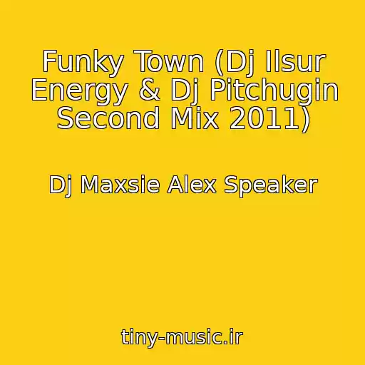 کاور آهنگ Funky Town (Dj Ilsur Energy & Dj Pitchugin Second Mix 2011) از Dj Maxsie Alex Speaker