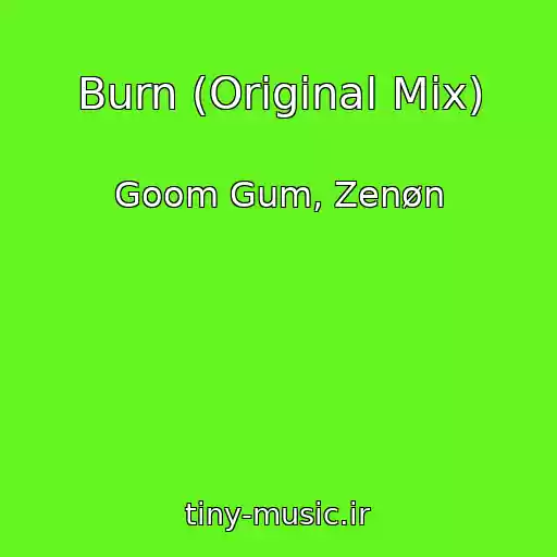 کاور آهنگ Burn (Original Mix) از Goom Gum, Zenøn