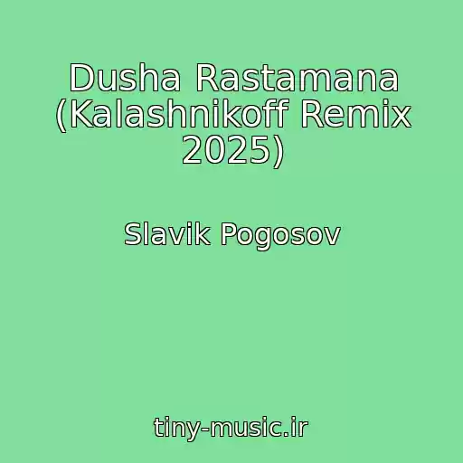 کاور آهنگ Dusha Rastamana (Kalashnikoff Remix 2025) از Slavik Pogosov