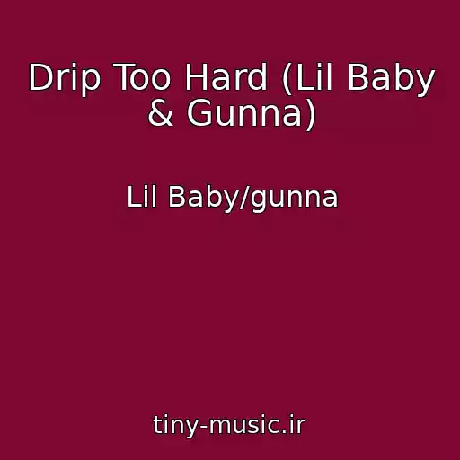 کاور آهنگ Drip Too Hard (Lil Baby & Gunna) از Lil Baby/gunna