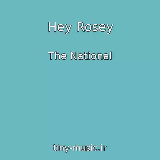 کاور آهنگ Hey Rosey از The National