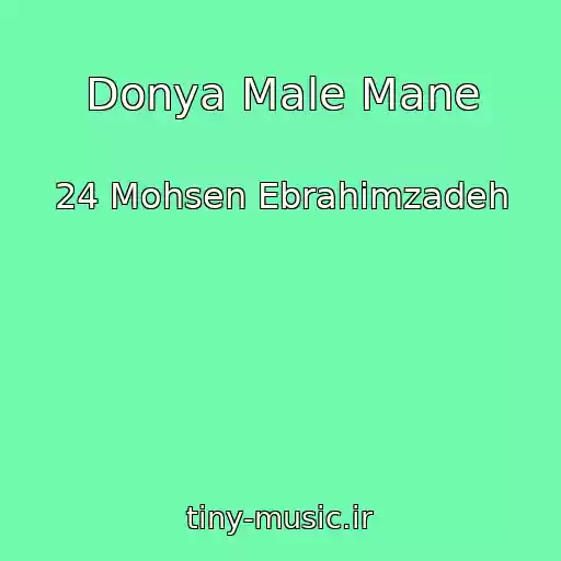 کاور آهنگ Donya Male Mane از 24 Mohsen Ebrahimzadeh
