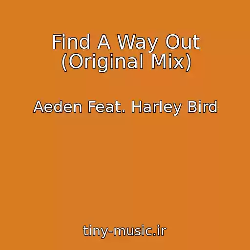 کاور آهنگ Find A Way Out (Original Mix) از Aeden Feat. Harley Bird