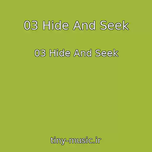 کاور آهنگ 03 Hide And Seek از 03 Hide And Seek