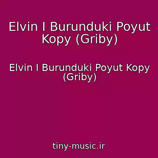 کاور آهنگ Elvin I Burunduki Poyut Kopy (Griby) از Elvin I Burunduki Poyut Kopy (Griby)