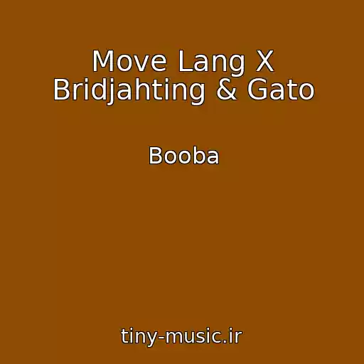 کاور آهنگ Move Lang X Bridjahting & Gato از Booba