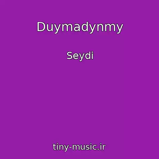 کاور آهنگ Duymadynmy از Seydi