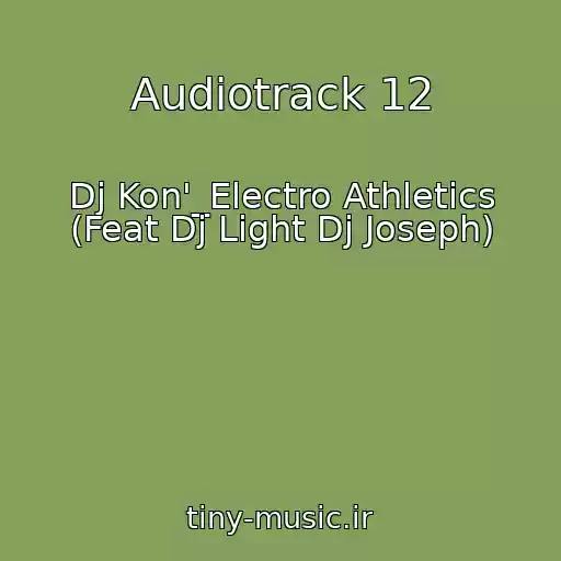 کاور آهنگ Audiotrack 12 از Dj Kon'_Electro Athletics (Feat Dj Light Dj Joseph)