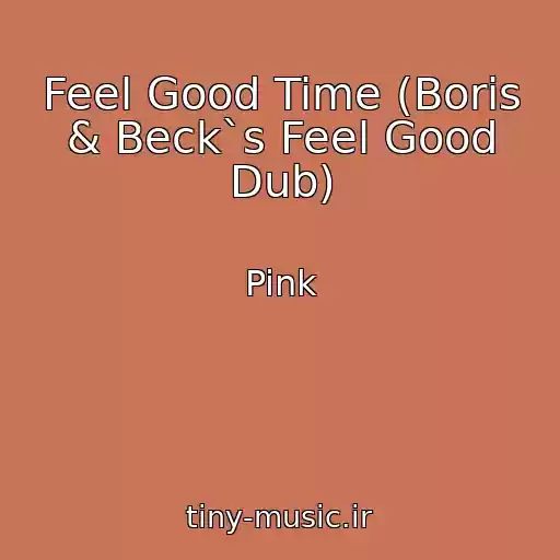 کاور آهنگ Feel Good Time (Boris & Beck`s Feel Good Dub) از Pink