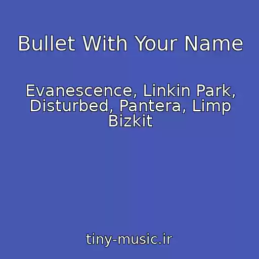 کاور آهنگ Bullet With Your Name از Evanescence, Linkin Park, Disturbed, Pantera, Limp Bizkit