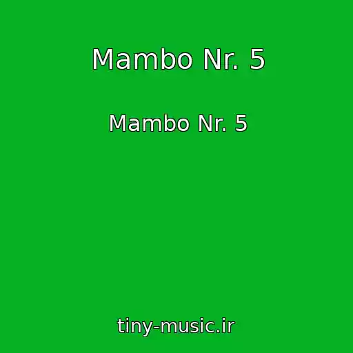 کاور آهنگ Mambo Nr. 5 از Mambo Nr. 5