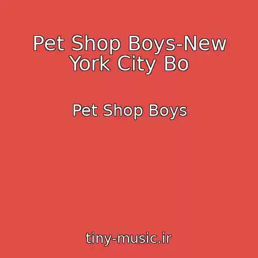 کاور آهنگ Pet Shop Boys-New York City Bo از Pet Shop Boys