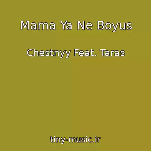 کاور آهنگ Mama Ya Ne Boyus از Chestnyy Feat. Taras