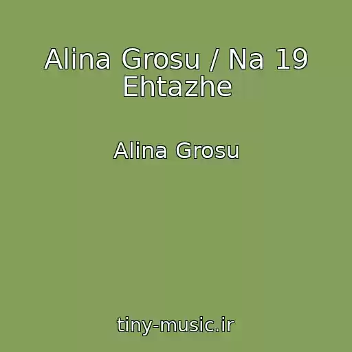کاور آهنگ Alina Grosu / Na 19 Ehtazhe از Alina Grosu