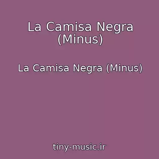 کاور آهنگ La Camisa Negra (Minus) از La Camisa Negra (Minus)