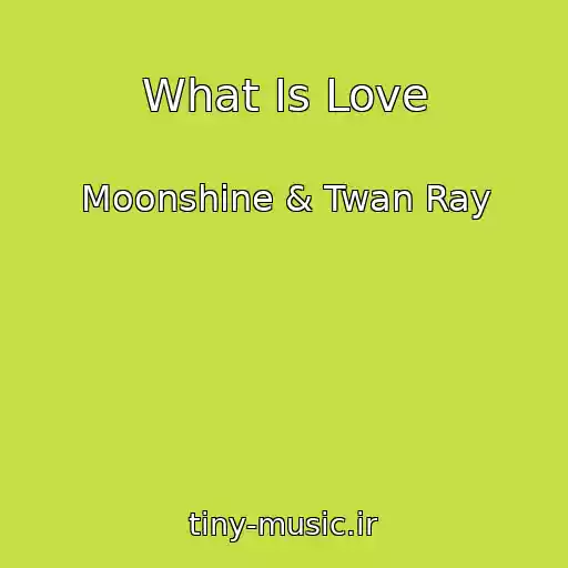 کاور آهنگ What Is Love از Moonshine & Twan Ray