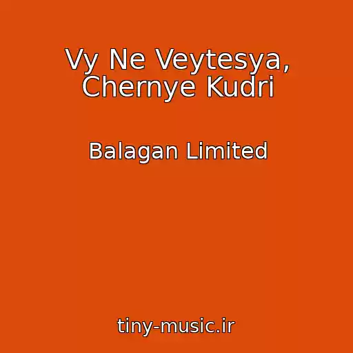 کاور آهنگ Vy Ne Veytesya, Chernye Kudri از Balagan Limited