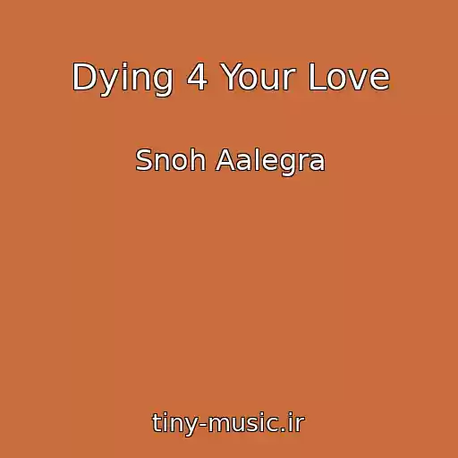کاور آهنگ Dying 4 Your Love از Snoh Aalegra